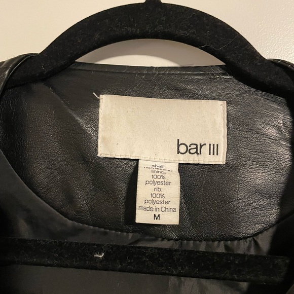 BAR III Faux Leather Crop Jacket - Picture 5 of 5